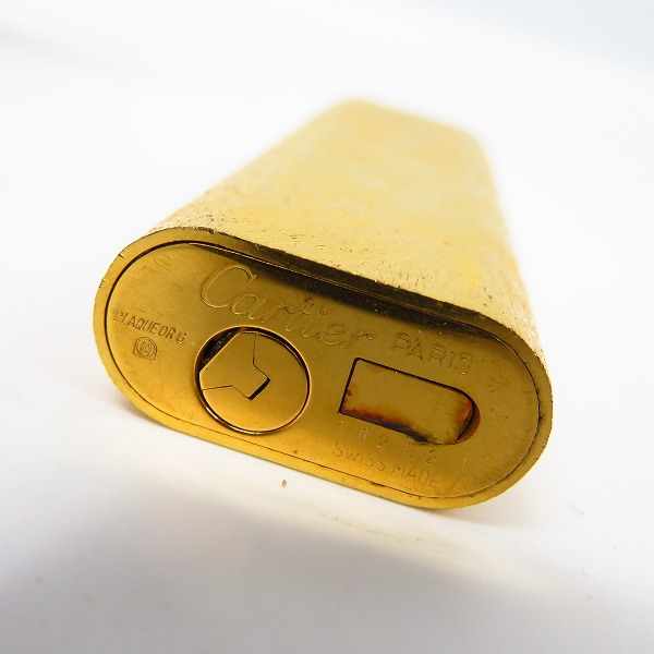 実際に弊社で買取させて頂いたCartier/カルティエ ローラー ガスライター ゴールドの画像 3枚目