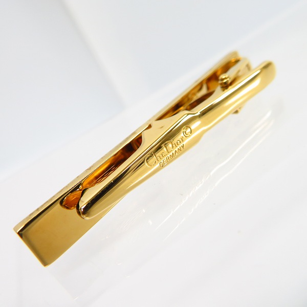 実際に弊社で買取させて頂いたChristian Dior/クリスチャンディオール CDロゴ ネクタイピン ゴールドの画像 3枚目