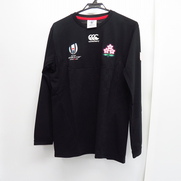 実際に弊社で買取させて頂いた【未使用】CANTERBURY/カンタベリー RWC2019 JAPAN L/S TEE VWT 49520/L