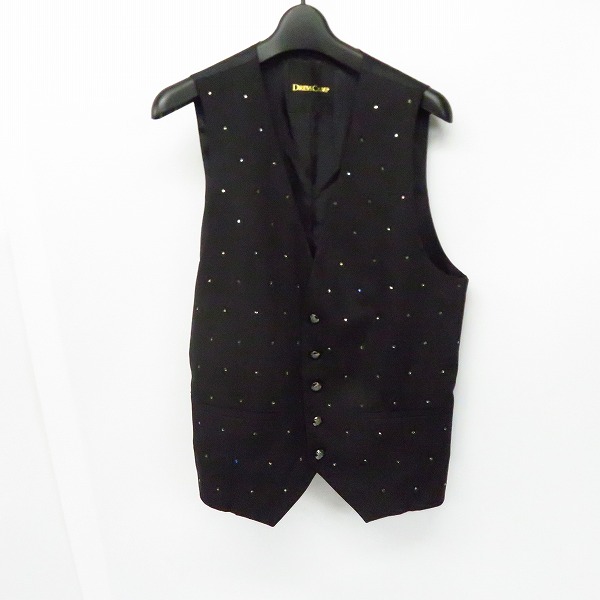 実際に弊社で買取させて頂いたDRESSCAMP/ドレスキャンプ ラインストーン ジレ/ベスト Size：46