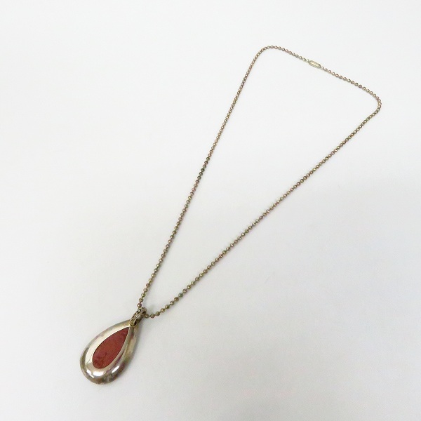 実際に弊社で買取させて頂いたSTANLEY GUESS/スタンリーゲス 雫型 ウッド ネックレス/ペンダントの画像 9枚目