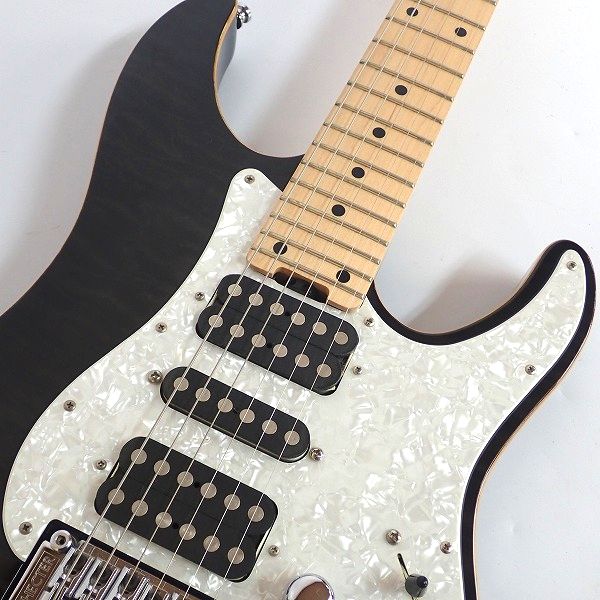 実際に弊社で買取させて頂いた★【美品】SCHECTER/シェクター SD-2-2X-AL See-Thru Black/M ギグケース付の画像 5枚目