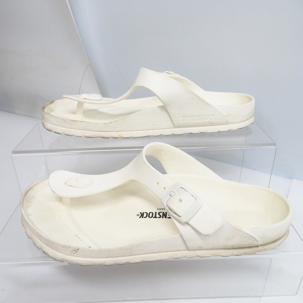 実際に弊社で買取させて頂いたBIRKENSTOCK/ビルケンシュトック サンダル ホワイト  25.0の画像 3枚目