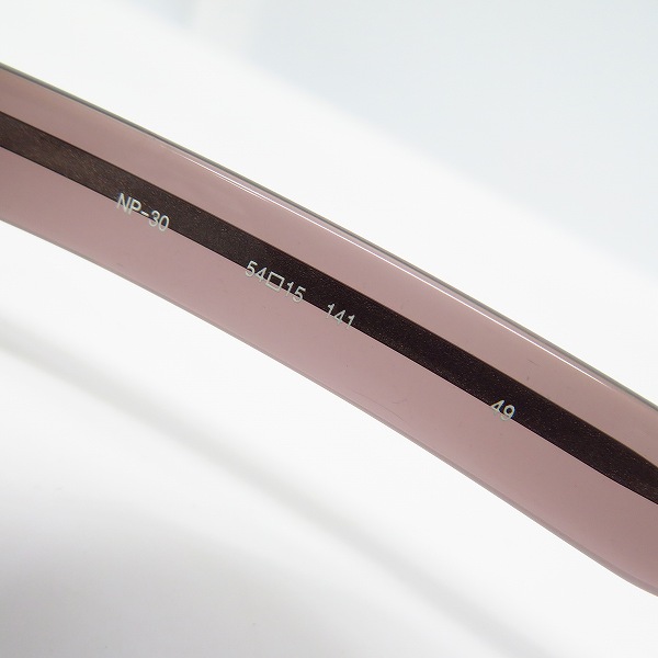 実際に弊社で買取させて頂いた999.9/フォーナインズ フルリム アイウェア/メガネフレーム NP-30 の画像 4枚目