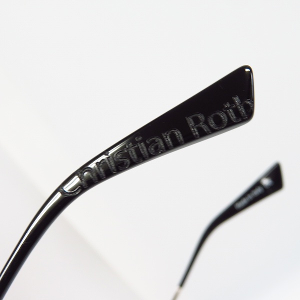 実際に弊社で買取させて頂いたChristian Roth/クリスチャンロス Vinz サングラス/アイウェア ブラック CRS006-50-02 の画像 7枚目
