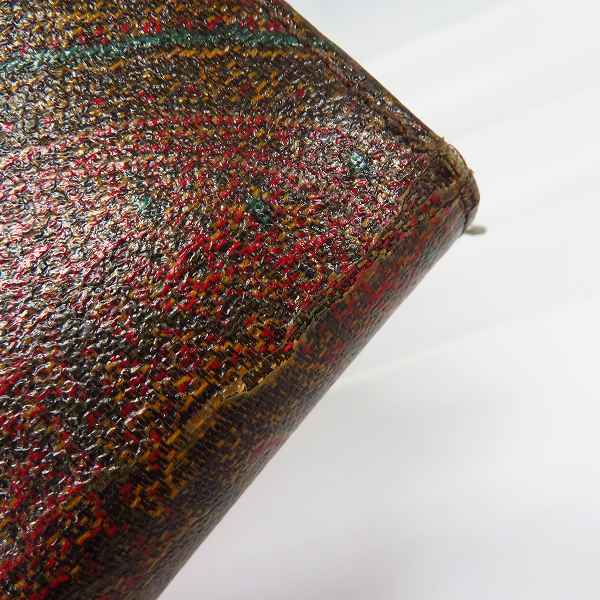 実際に弊社で買取させて頂いたETRO/エトロ ペイズリー柄 ラウンドジップコインケース付き 二つ折り財布の画像 8枚目