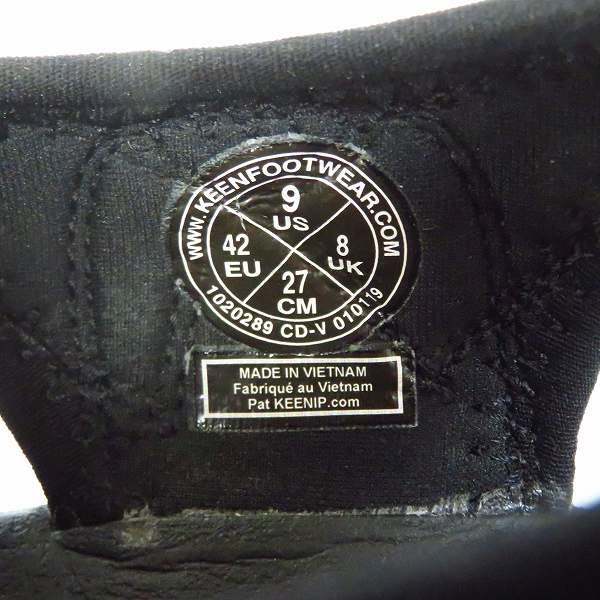 実際に弊社で買取させて頂いたKEEN/キーン NEWPORT H2 ニューポート エイチツー サンダル/1020289/27の画像 5枚目