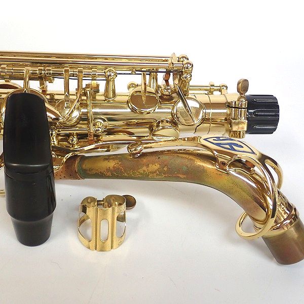 実際に弊社で買取させて頂いた★SELMER/セルマー アルトサックス SA80/Super Action 80 SERIE Ⅱ/シリーズ2 彫刻有り 70万台 ハードケース付の画像 8枚目