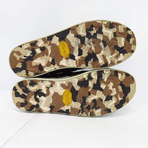 実際に弊社で買取させて頂いたMIHARA YASUHIRO/ミハラヤスヒロ 西陣織切替 ハイカットスニーカー ビブラムソール/27の画像 2枚目