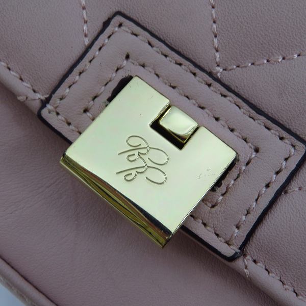 実際に弊社で買取させて頂いたBROOKS BROTHERS/ブルックスブラザーズ キルティング レザー チェーンミニショルダーバッグの画像 3枚目