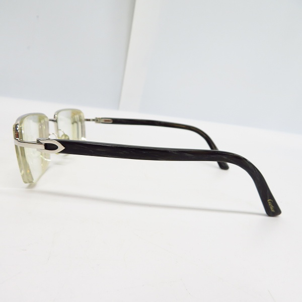 実際に弊社で買取させて頂いたCartier/カルティエ 眼鏡/メガネフレーム ハーフリムの画像 2枚目
