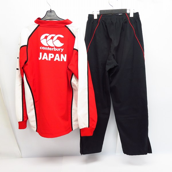 実際に弊社で買取させて頂いたCANTERBURY/カンタベリー ラグビー日本代表 ジャージセットアップ/Mの画像 1枚目