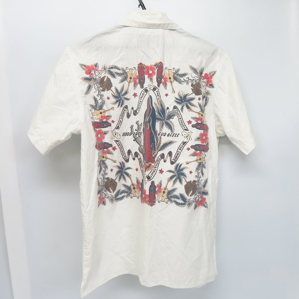 実際に弊社で買取させて頂いたThe Crimie/クライミー FAITH&TRUST バックプリント 半袖 シャツ/Mの画像 1枚目