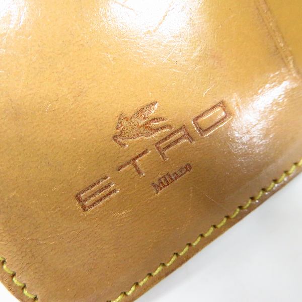 実際に弊社で買取させて頂いたETRO/エトロ ペイズリー柄 ラウンドジップコインケース付き 二つ折り財布の画像 6枚目