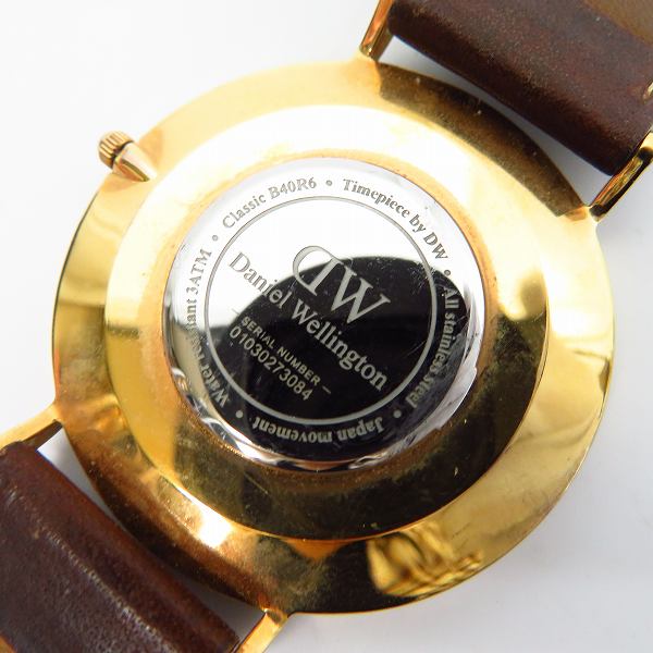 実際に弊社で買取させて頂いたDaniel Wellington/ダニエルウェリントン 腕時計 B40R6【動作未確認】の画像 1枚目