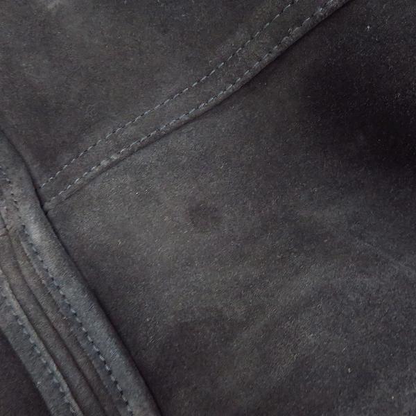 実際に弊社で買取させて頂いたDIESEL BLACK GOLD/ディーゼルブラックゴールド  スエード/スウェード ダブルライダース ジャケット 46の画像 8枚目