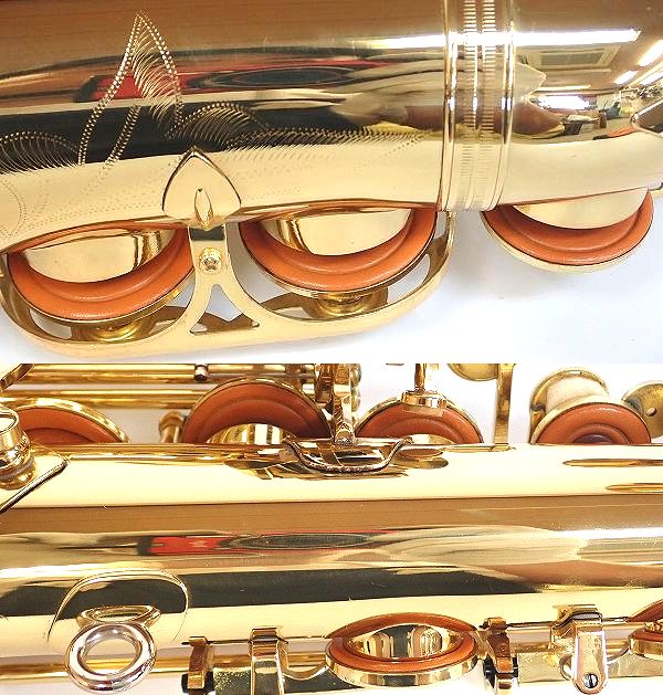 実際に弊社で買取させて頂いた★YANAGISAWA/ヤナギサワ アルトサックス A-901Ⅱ/2 彫刻有り ハードケース付の画像 5枚目