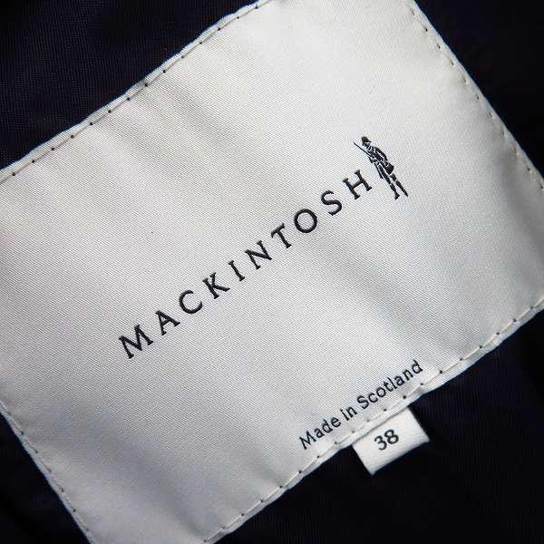 実際に弊社で買取させて頂いたMACKINTOSH/マッキントッシュ ウールツイードコート/GM-003F-2F-3H/38の画像 2枚目