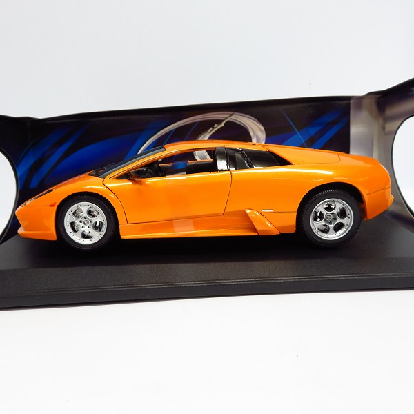 実際に弊社で買取させて頂いたMaisto/マイスト 1/18 Lamborghini Murcielago Roadster/ランボルギーニ ムルシエラゴ オレンジの画像 1枚目