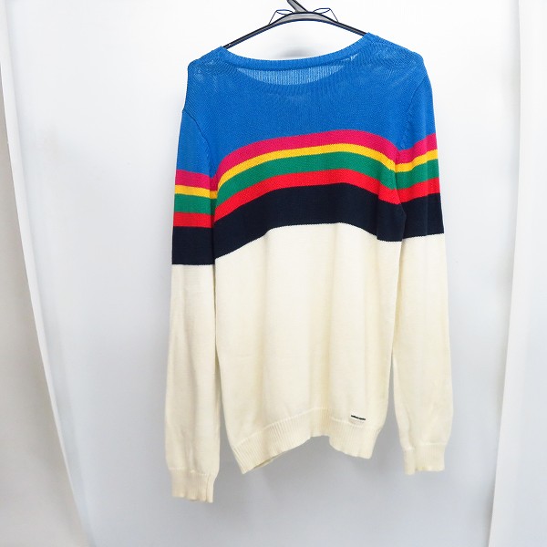 実際に弊社で買取させて頂いたuniform experiment/ユニフォームエクスペリメント カラーチャート ボーダーニット UE-140105/2の画像 1枚目