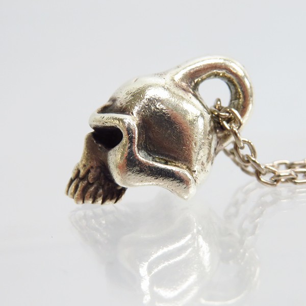 実際に弊社で買取させて頂いた【ギャラ付き】THIRTEEN DESIGNS/サーティーンデザインズ スカルヘッド ペンダントトップ/ネックレスの画像 4枚目