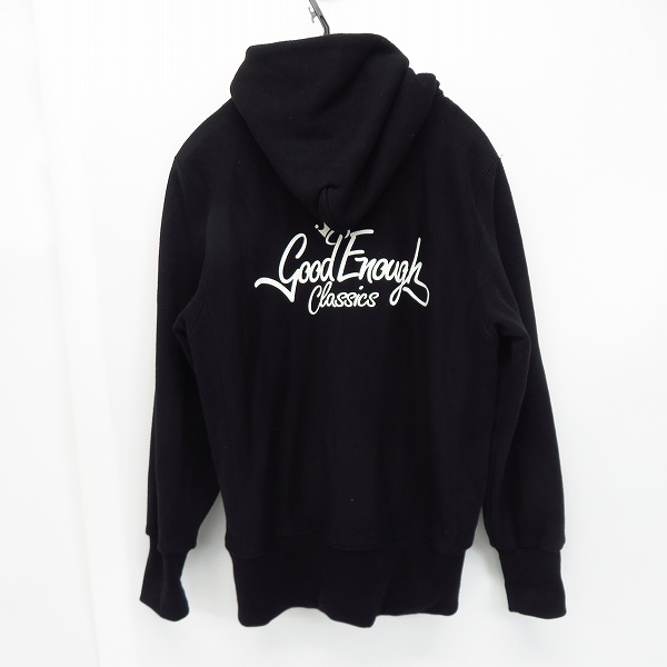 実際に弊社で買取させて頂いた【難有り】GOODENOUGH/グッドイナフ ロゴプリント ジップアップパーカー Mの画像 1枚目