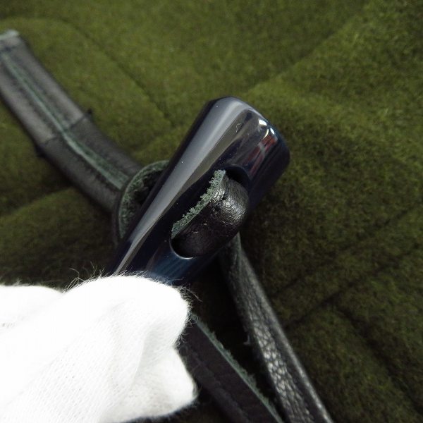 実際に弊社で買取させて頂いたMARC BY MARC JACOBS/マークバイマークジェイコブス 袖レザーダッフルコート M4001659/Ｓの画像 7枚目