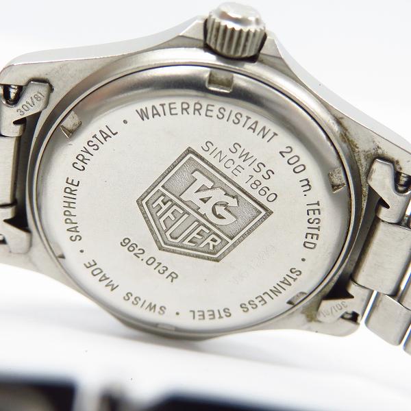 実際に弊社で買取させて頂いたTAG HEUER/タグホイヤー プロフェッショナル QZ SS 962.013R【動作未確認】の画像 3枚目
