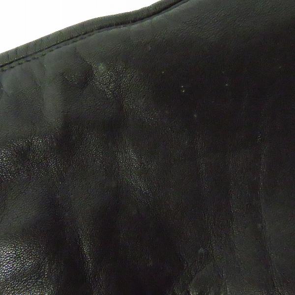 実際に弊社で買取させて頂いたLITHIUM HOMME/リチウムオム  レザー シングル ライダースジャケット LH28-0103/46の画像 7枚目