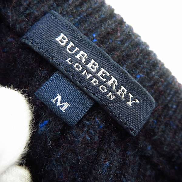 実際に弊社で買取させて頂いたBURBERRY LONDON/バーバリーロンドン シルク混ニットベスト/Mの画像 2枚目