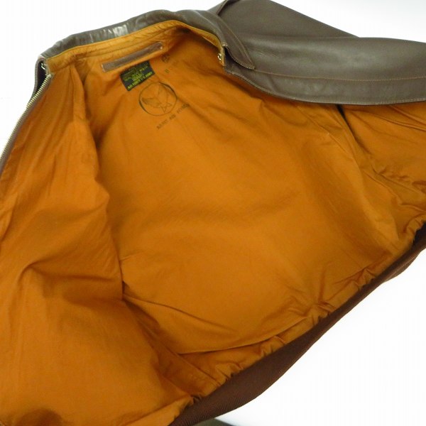 THE REAL McCOY'S/リアルマッコイズ A-2 レザーフライトジャケット 30