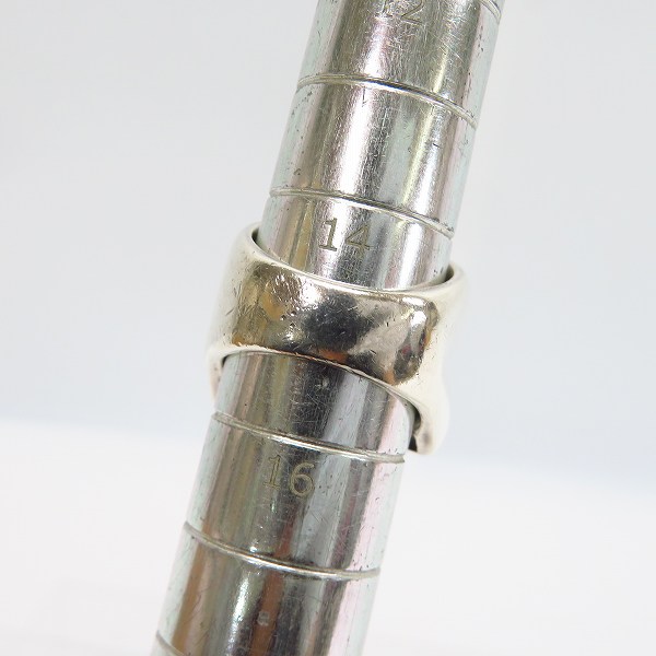 実際に弊社で買取させて頂いたCRAZY PIG/クレイジーピッグ LARGE EVIL SKULL/ラージ エビル スカルリング ＃27/15号の画像 8枚目