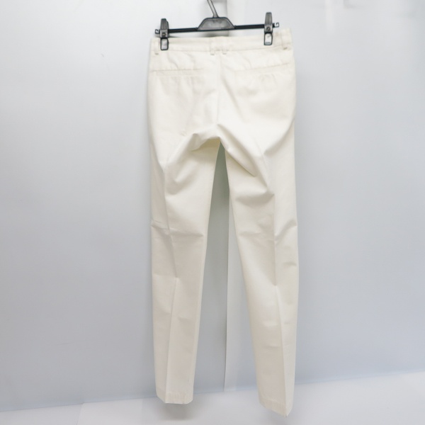 実際に弊社で買取させて頂いたDRIES VAN NOTEN/ドリスヴァンノッテン スリムコットンパンツ ホワイト/44の画像 1枚目