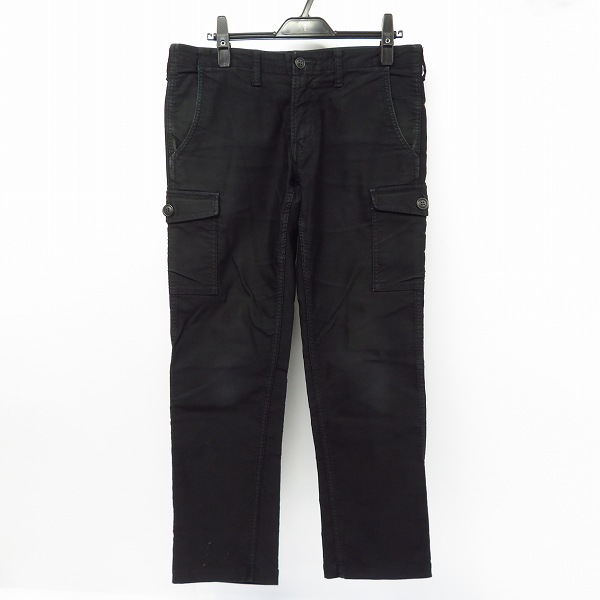 実際に弊社で買取させて頂いたHOLLYWOOD RANCH MARKET/ハリウッドランチマーケット/ハリラン チノカーゴパンツ ブラック 2