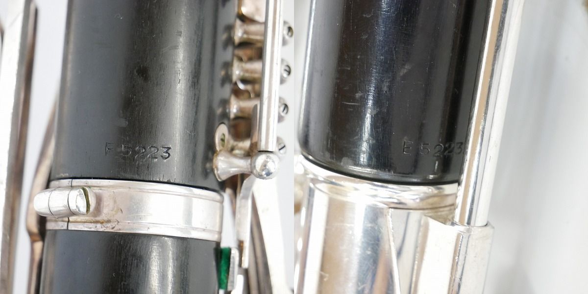 実際に弊社で買取させて頂いた★H.SELMER/セルマー バスクラリネット マウスピース/ハードケース付きの画像 4枚目