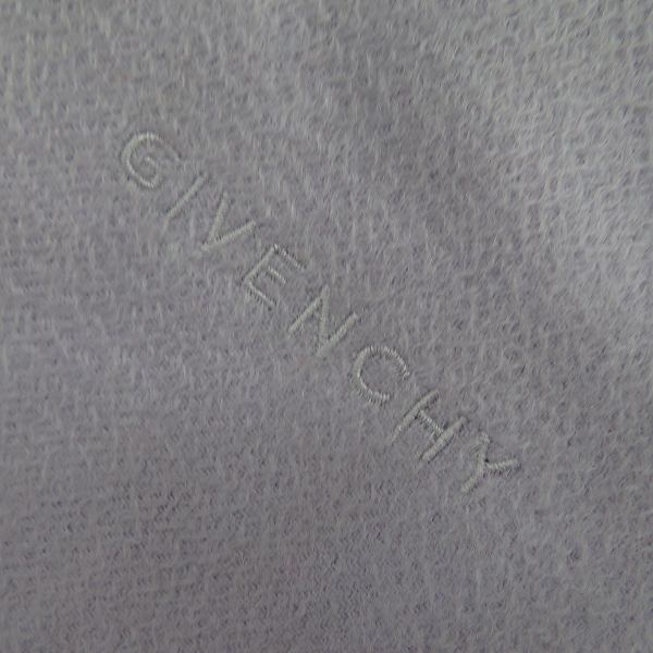 実際に弊社で買取させて頂いたGIVENCHY/ジバンシイ ロゴ刺繍 カシミア100% 大判ストール/マフラーの画像 3枚目