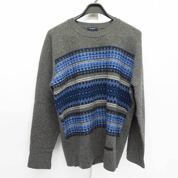実際に弊社で買取させて頂いたBurberry LONDON/バーバリー ロンドン 長袖 セーター/ニット/LL