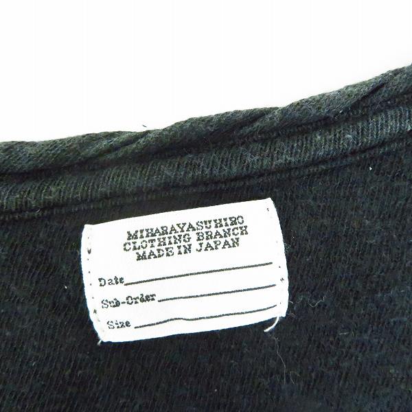 実際に弊社で買取させて頂いたMIHARAYASUHIRO/ミハラヤスヒロ Spray Graffiti Shirt ロングTシャツ ねじれ加工91703716/Mの画像 2枚目
