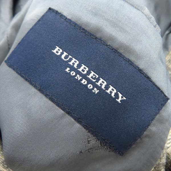 実際に弊社で買取させて頂いたBURBERRY LONDON/バーバリーロンドン ウール千鳥柄 スーツセットアップ/48の画像 2枚目