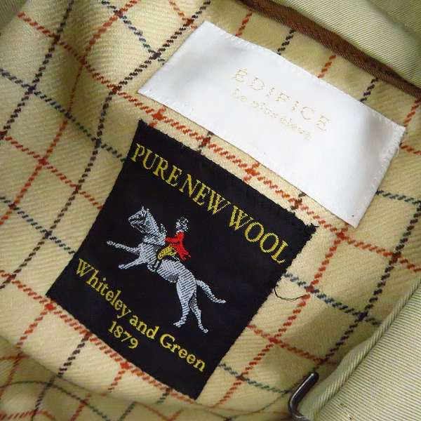 実際に弊社で買取させて頂いたEDIFICE/エディフィス トレンチコート 13-020-320-0001-3-0/44の画像 2枚目