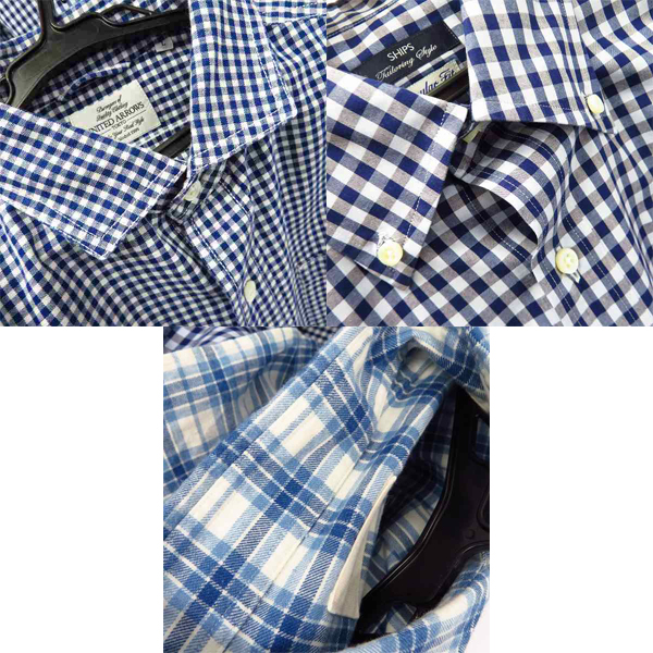 実際に弊社で買取させて頂いたユナイテッド・アローズ/シップス/エディフィス 長袖シャツ L/40/48 3点セットの画像 3枚目