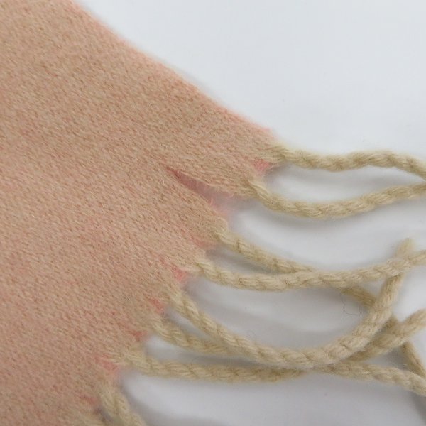 実際に弊社で買取させて頂いたGIVENCHY/ジバンシイ 2トーン フリンジ付きマフラー の画像 5枚目