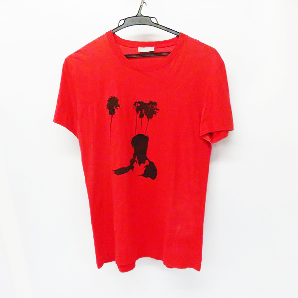実際に弊社で買取させて頂いたDior HOMME/ディオールオム 07AW エディ期 プリント 半袖Tシャツ カットソー S