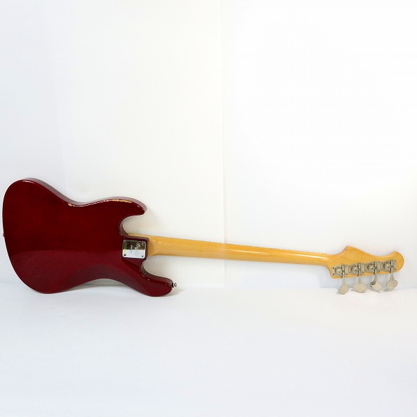 実際に弊社で買取させて頂いた★Bacchus/バッカス B-CUSTOM RBY ジャズベースタイプ エレキベース 動作確認済みの画像 2枚目