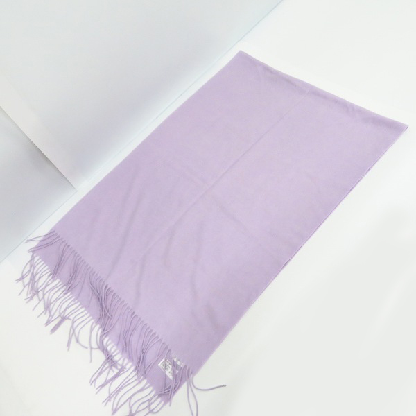 実際に弊社で買取させて頂いたGIVENCHY/ジバンシイ ロゴ刺繍 カシミア100% 大判ストール/マフラーの画像 2枚目