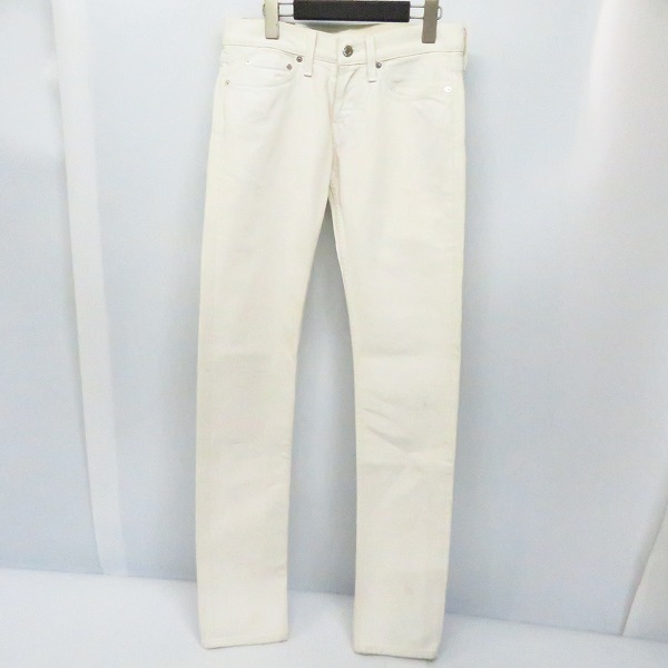 実際に弊社で買取させて頂いたHELMUT LANG/ヘルムートラング MASC LO DRAINPIPE JEANS ホワイトデニムパンツ I07DM206/W28