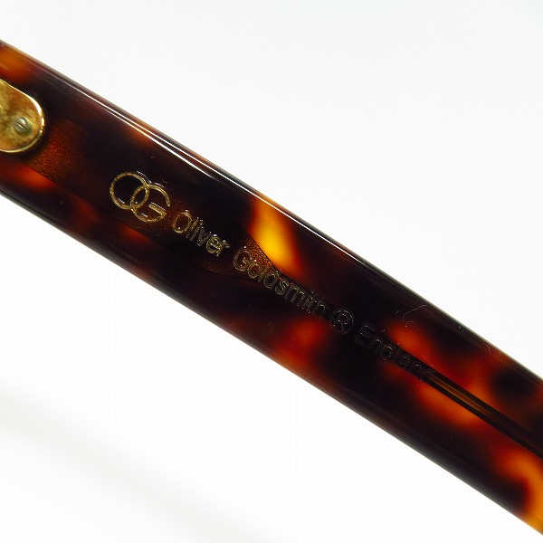 実際に弊社で買取させて頂いたOLIVER GOLDSMITH/オリバーゴールドスミス CONSUL-s メガネフレーム/アイウェアの画像 4枚目