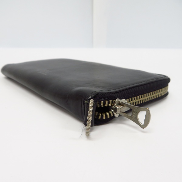 実際に弊社で買取させて頂いたTHE CRIMIE/クライミー ラウンドジップ/ファスナー レザーウォレット/長財布の画像 2枚目