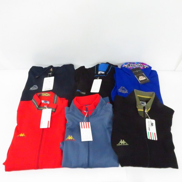 実際に弊社で買取させて頂いた【未使用】Kappa/カッパ ジャージ トレーニングウェア トップス O/M/L 6点セット