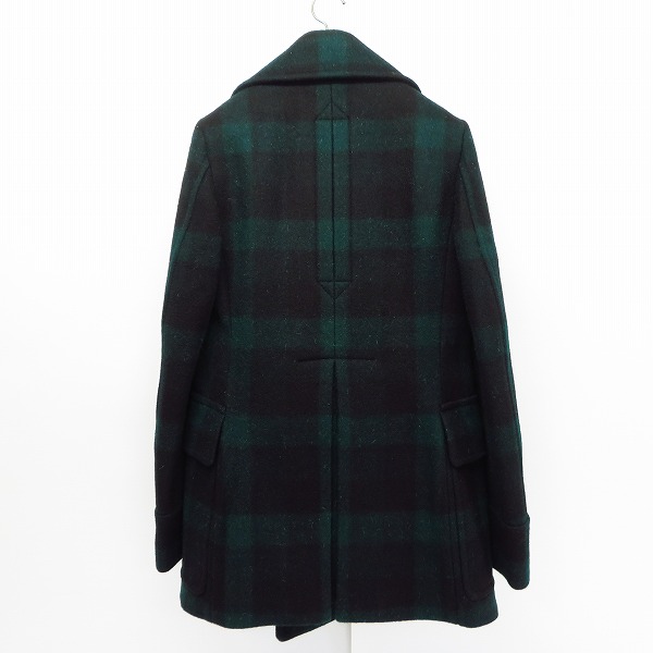 実際に弊社で買取させて頂いた【未使用】DRIES VAN NOTEN/ドリスヴァンノッテン FOX BROTHERS メルトンウール ロングＰコート/44の画像 1枚目